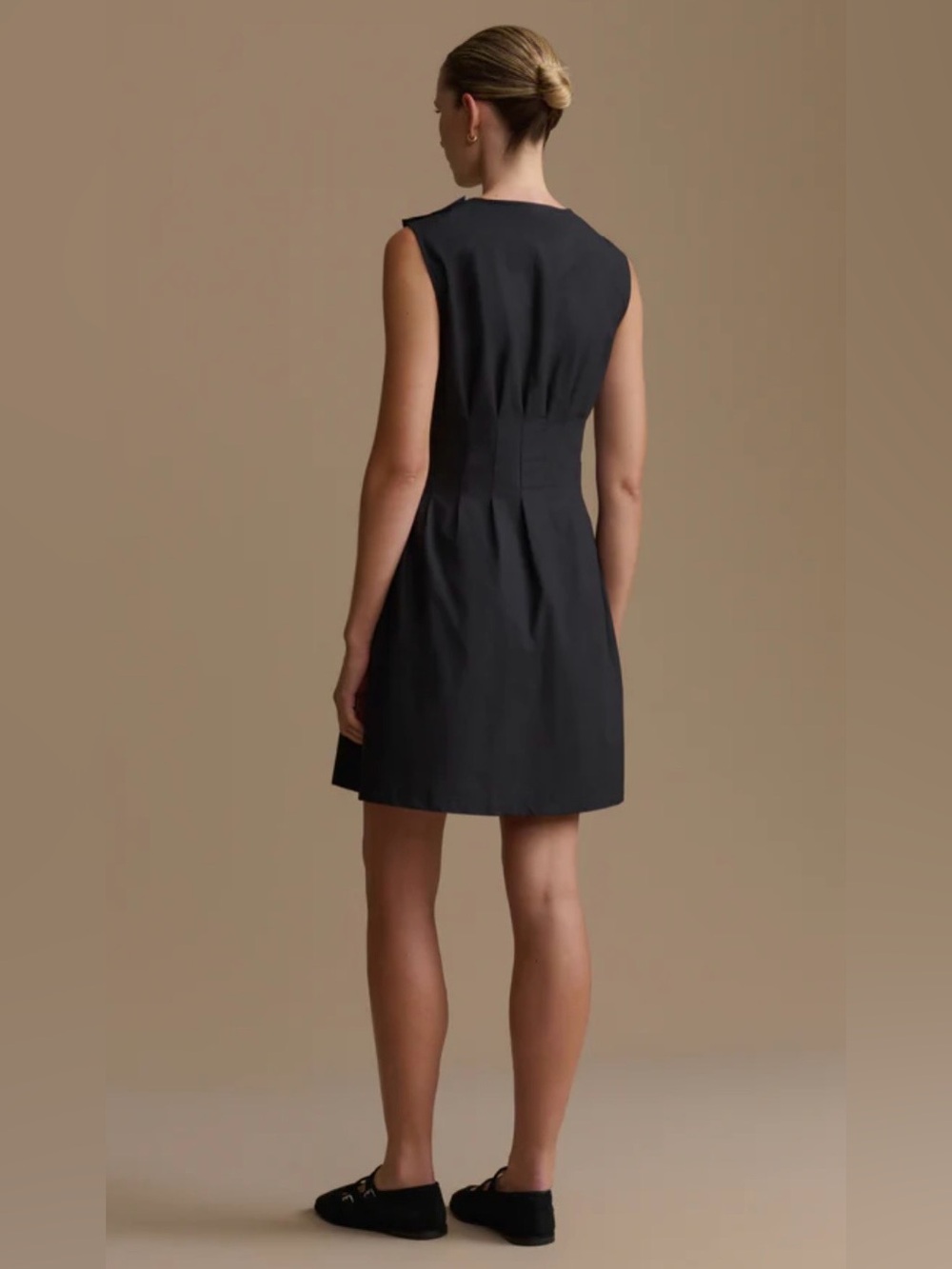 NWOT Jenni Kayne Reverie Dress Black Cotton Mini Sundress A-Line Medium Summer - Picture 6 of 11